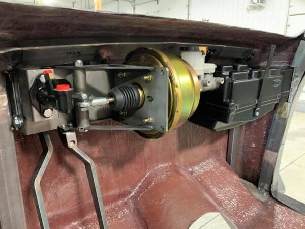 under dash brake system